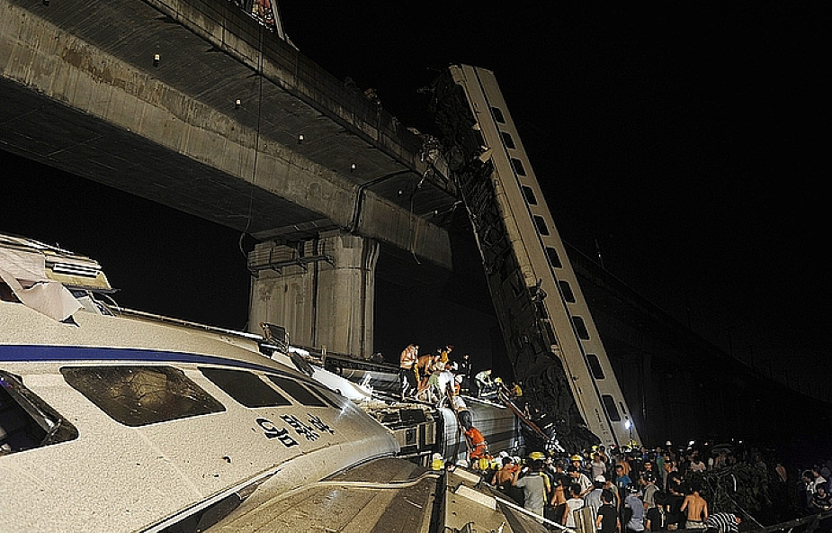 Zderzenie pociągów w Chinach, więcej ofiar