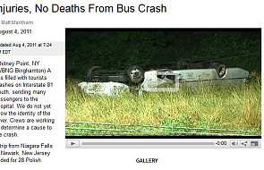 USA: Polacy ranni w wypadku autokaru