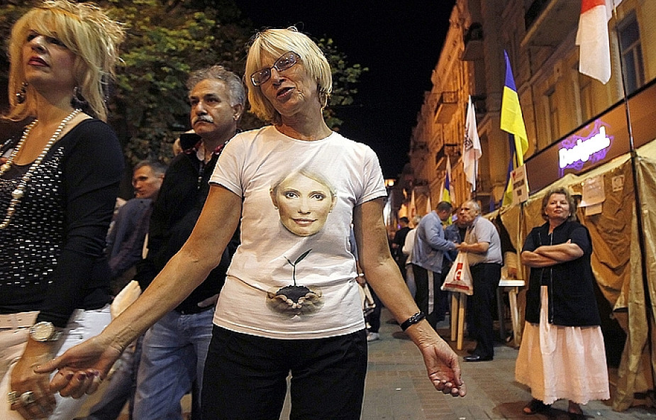 Akcje poparcia dla aresztowanej Tymoszenko