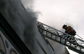 Pożar w Sosnowcu, jedna osoba ranna