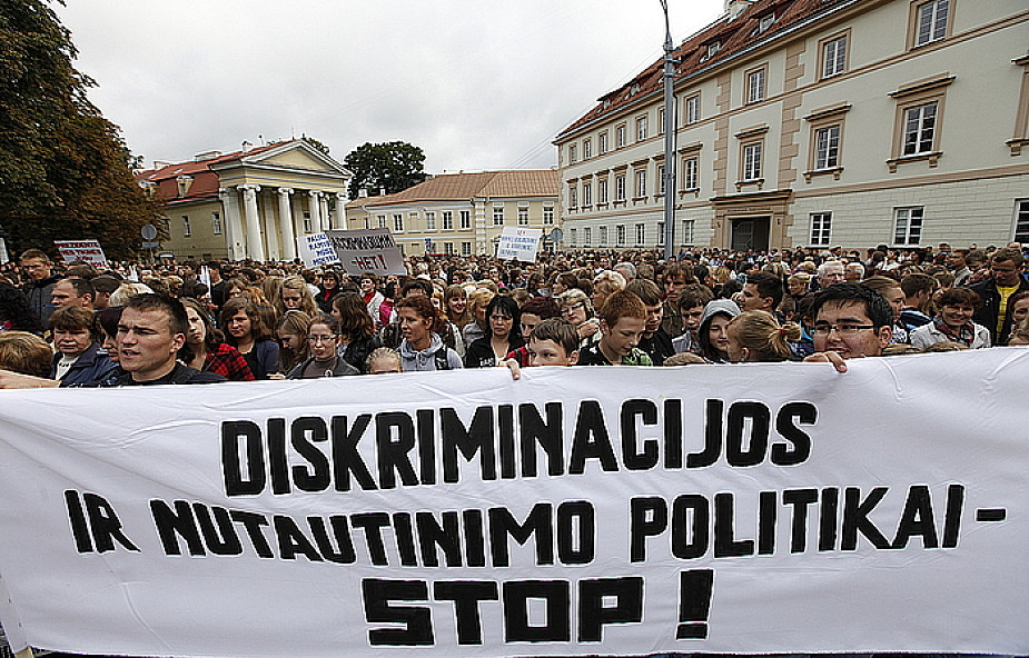 Litwa: Protest w obronie polskiej oświaty