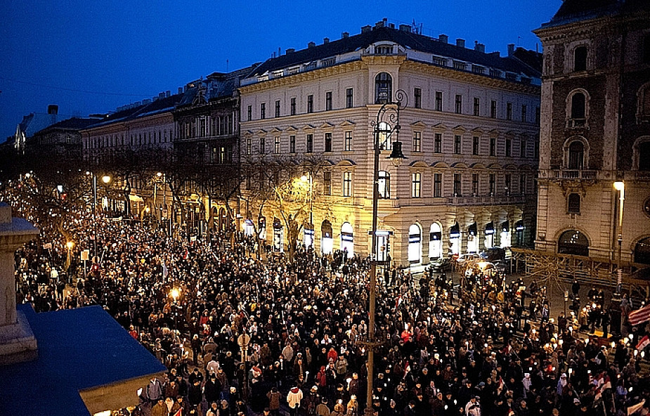 Milion osób na demonstracji w Budapeszcie?