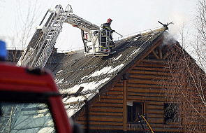 Pożar drewnianej restauracji w Gliwicach