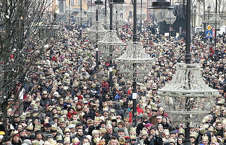 Warszawa: tysiące ludzi w Orszaku Trzech Króli