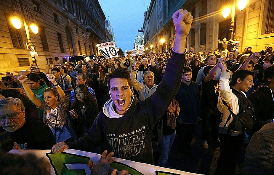 Marsz w Madrycie przeciwko oszczędnościom