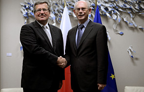 Prezydent spotkał się z H. Van Rompuyem