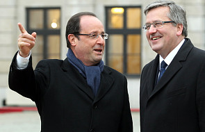 Prezydent Francji rozpoczął wizytę w Polsce