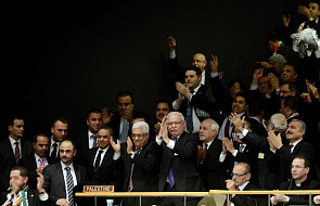 Podwyższono status Palestyny w ONZ