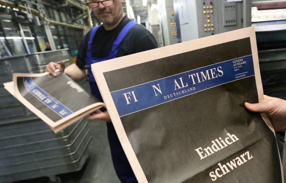 Niemiecki "Financial Times" znika z rynku