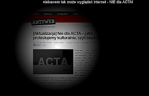 "W sprawie ACTA zawiodła nas czujność"