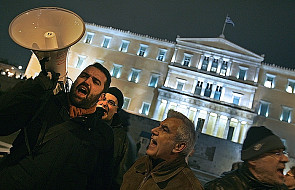 Strajk przeciwko oszczędnościom w Grecji