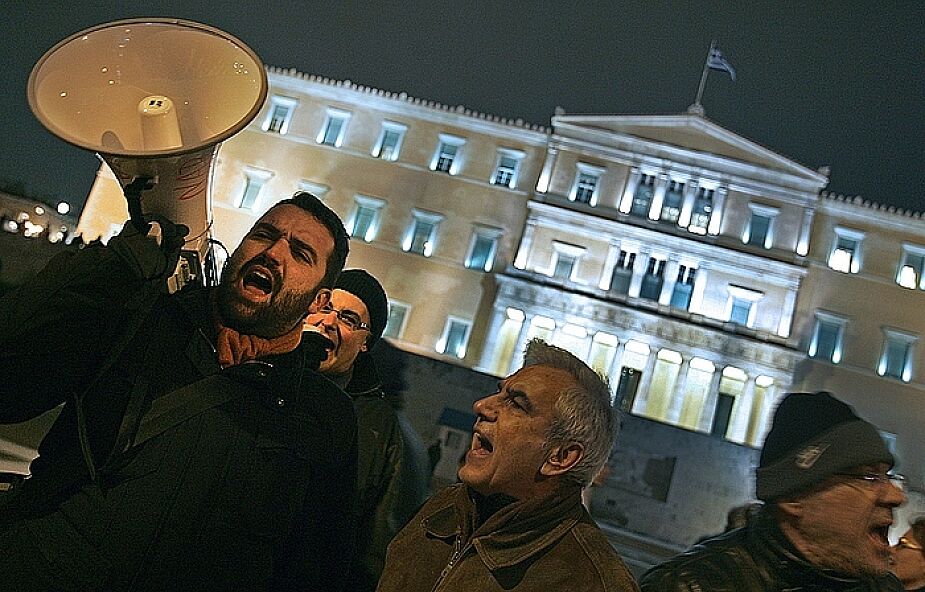 Strajk przeciwko oszczędnościom w Grecji