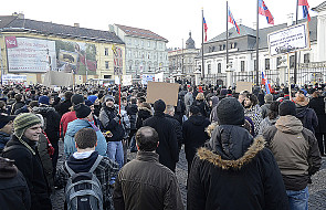 Słowacy wyszli na ulice; protest aż do wyborów