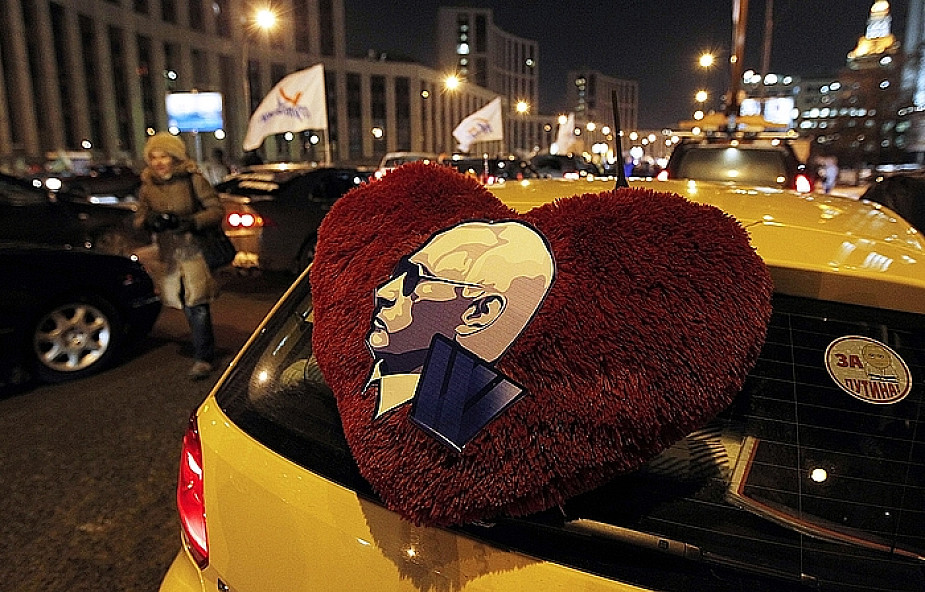 Nocny rajd samochodowy stronników Putina