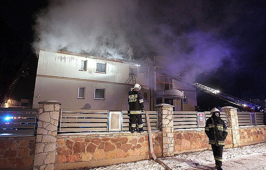 Pożar hotelu w Starachowicach