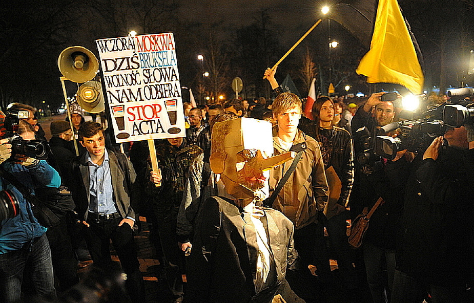 "Dzień gniewu" - demonstracje przeciw ACTA