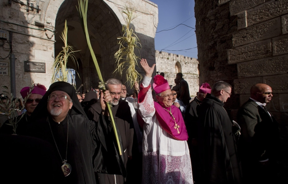 Procesja w Niedzielę Palmową w Jerozolimie