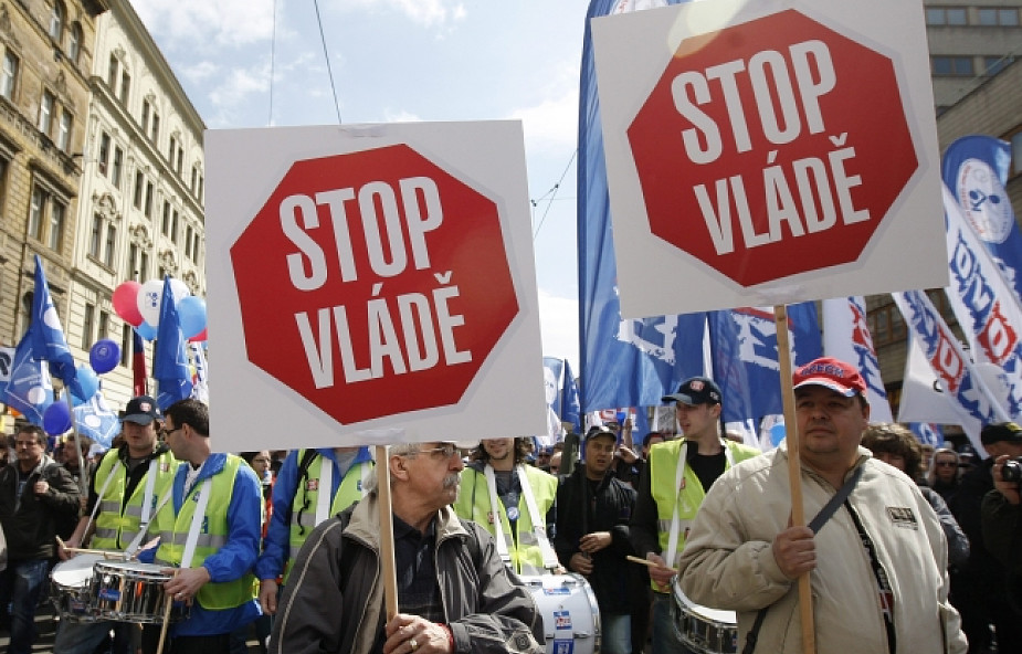Czechy: Wielka demonstracja antyrządowa