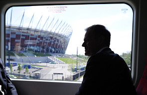 Premier testował kolejkę Stadion-Okęcie