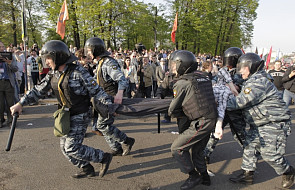 Rosja - policja rozpędziła manifestację opozycji