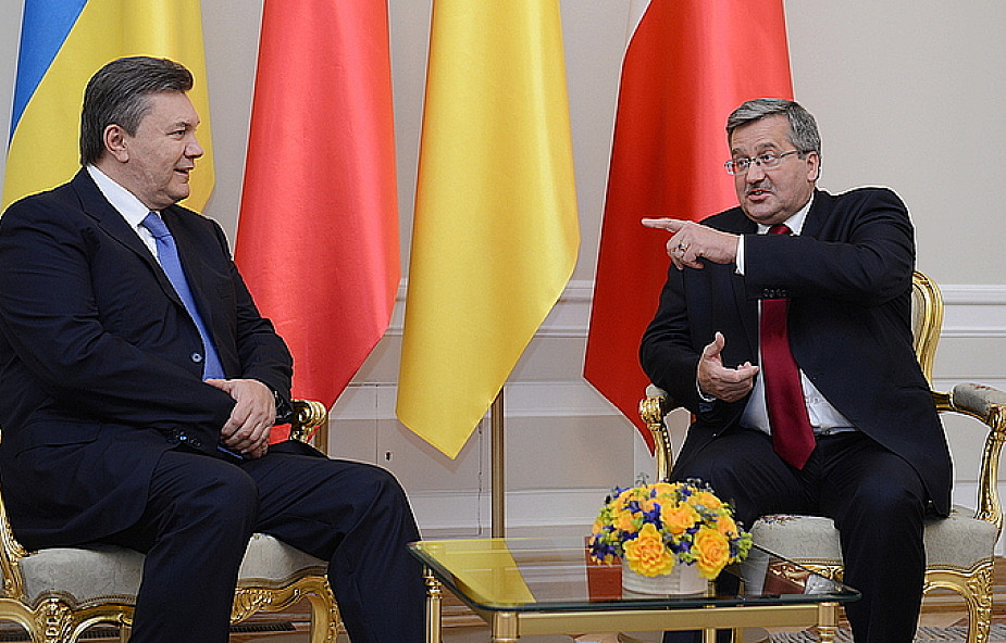 Wiktor Janukowycz z wizytą u prezydenta Polski