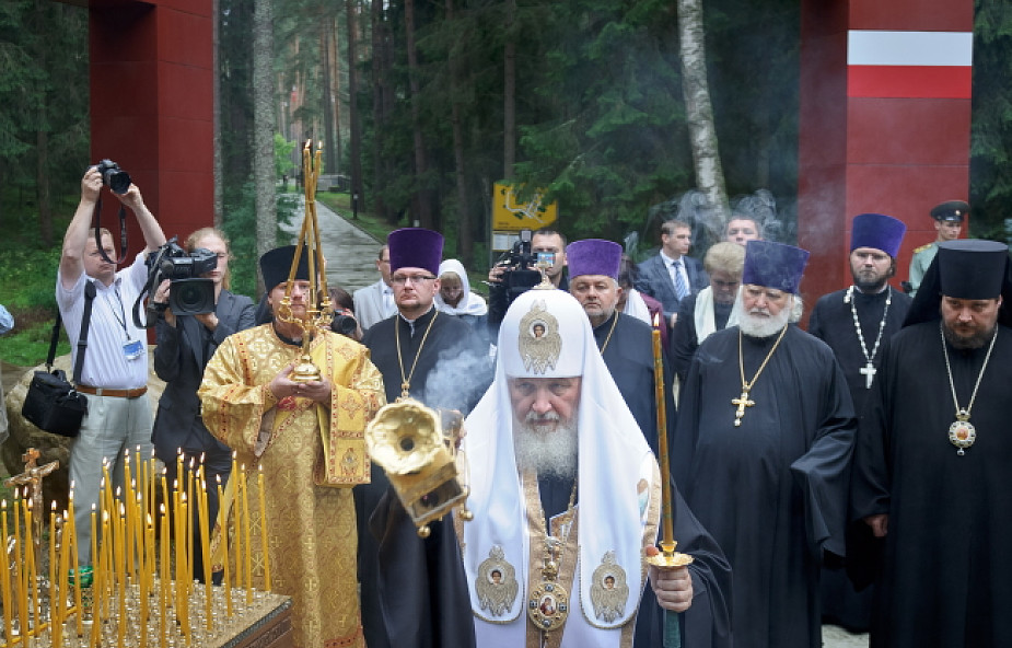 Patriarcha Cyryl poświęcił cerkiew w Katyniu