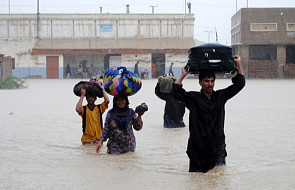 Pakistan: w powodziach zginęło ok. 80 osób