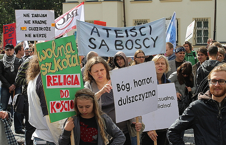 Marsz Świeckości przeszedł ulicami Krakowa