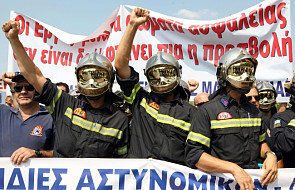 Grecja: manifestacja przeciwko oszczędnościom