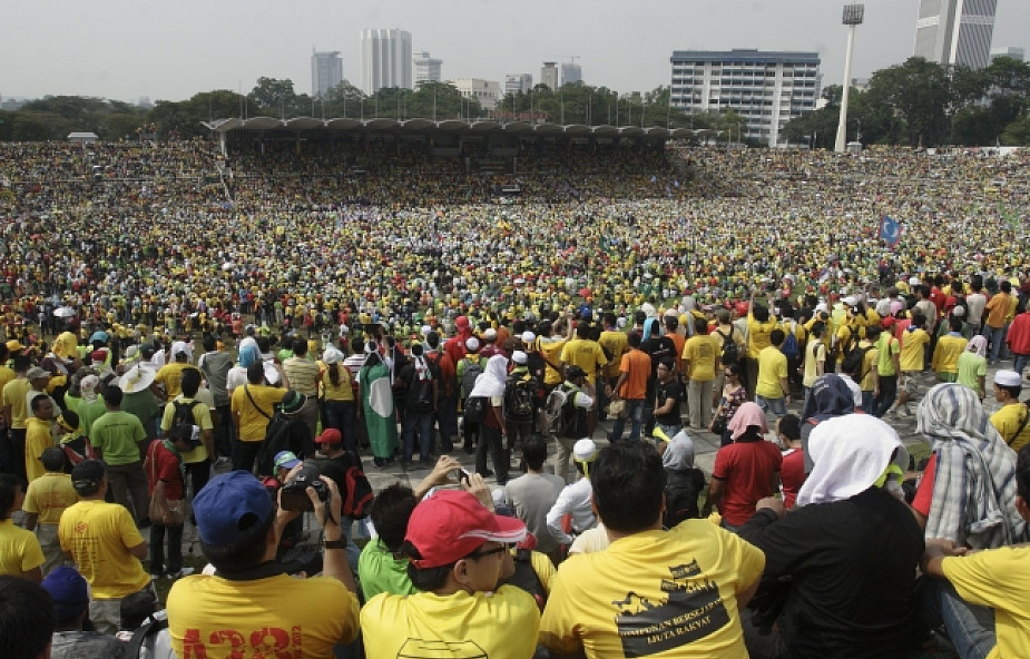 Malezja: 45 tys. osób na antyrządowym wiecu