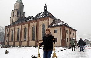 Śląskie: pożar kościoła w Orzeszu opanowany