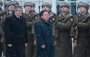 Prezydent Mongolii z wizytą w Polsce