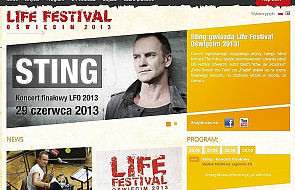 Sting wystąpi na Life Festival Oświęcim