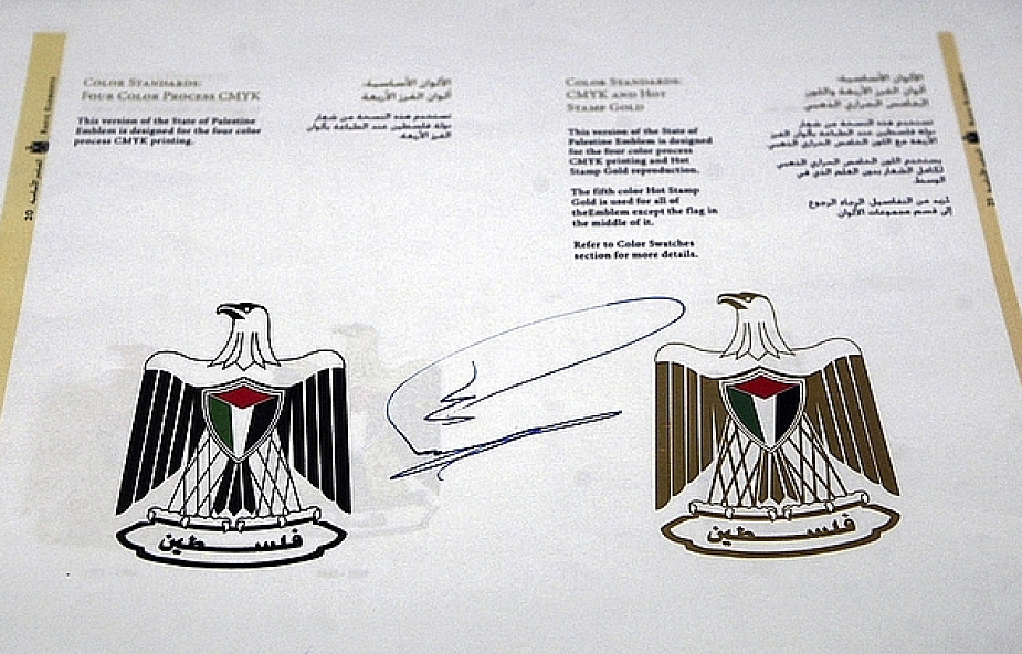 "Państwo Palestyna" w oficjalnych dokumentach
