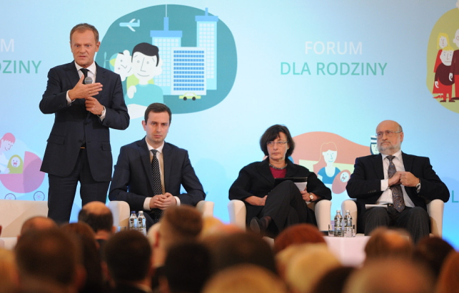 Premier Tusk otworzył "Forum dla rodziny"