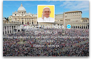 Papież na Twitterze dziękuje internautom