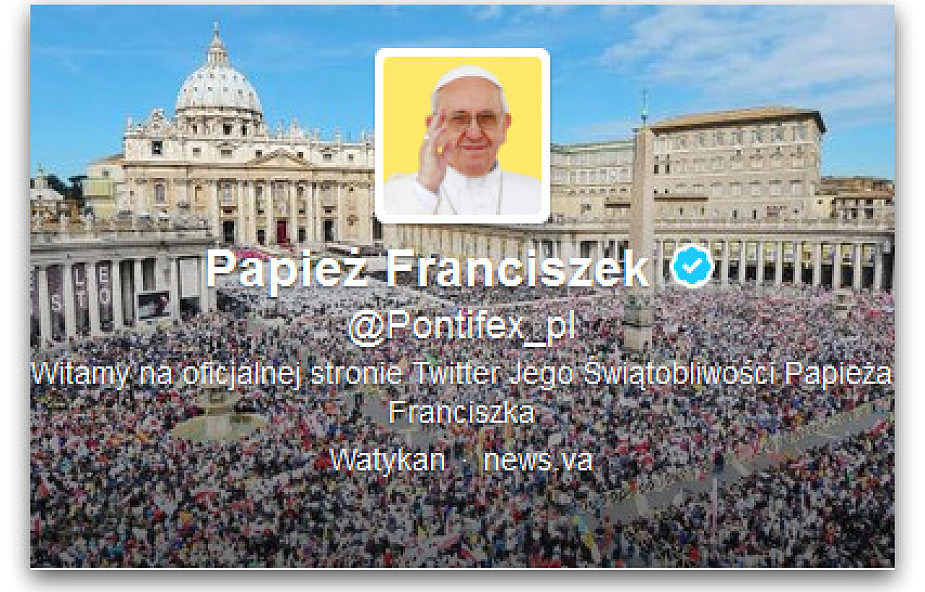Papieski Twitter: wszyscy jesteśmy grzesznikami