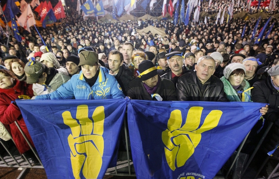 Ukraina: Szósty dzień prounijnych protestów