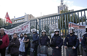 Grecja: Policja usunęła okupujących gmach TV
