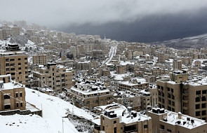 Jerozolima i Amman pod... śniegiem