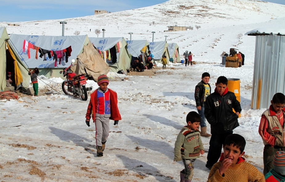 Uchodźcy z Syrii mogą umrzeć z powodu zimy