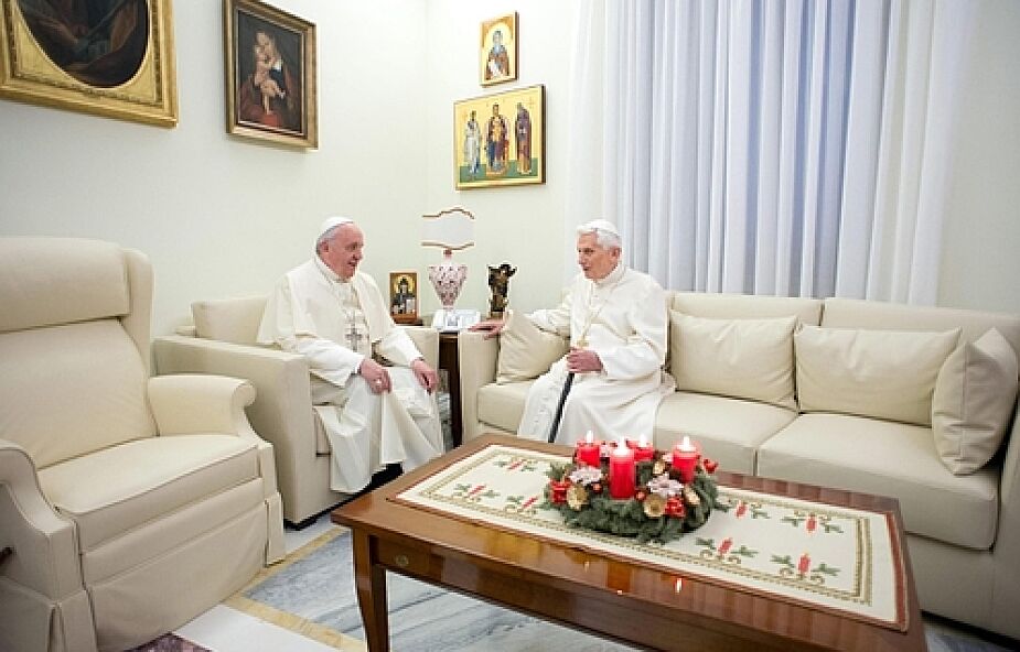 Franciszek z życzeniami u Benedykta XVI