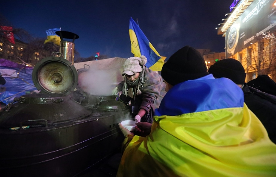 Ochrona Majdanu ćwiczyła odparcie ataku milicji