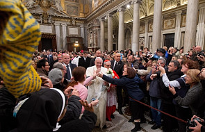 Papież odwiedził bazylikę Matki Bożej Większej