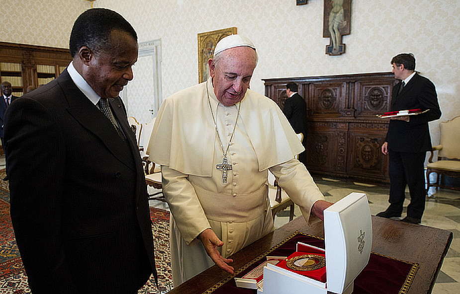 Papież spotkał się z prezydentem Konga