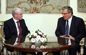 Komorowski i Van Rompuy o strefie euro