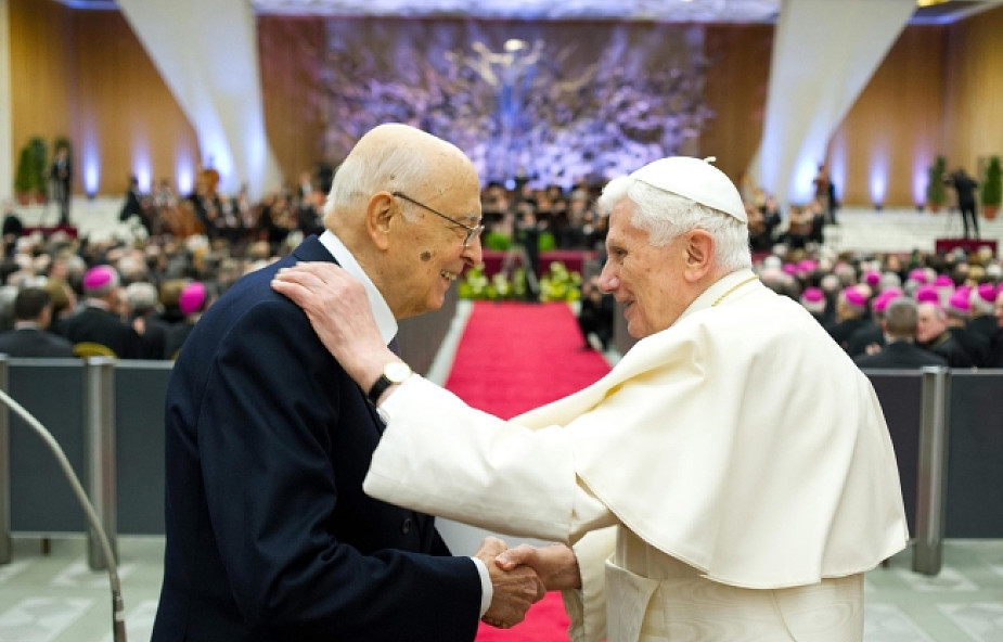 Włoski prezydent żegna się z Papieżem