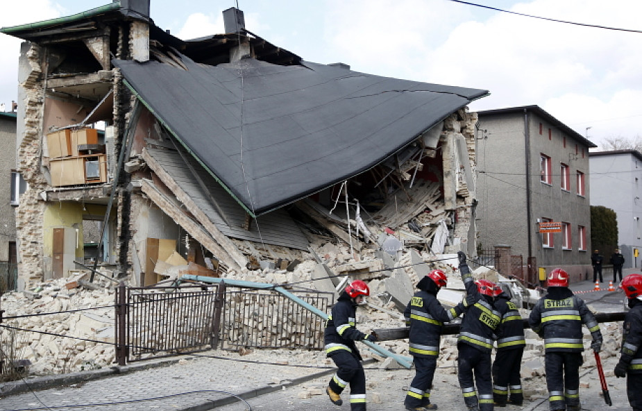 W Siemianowicach Śląskich zawalił się budynek