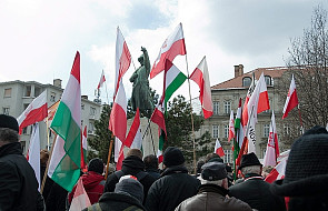 Antyrządowa demonstracja w Budapeszcie
