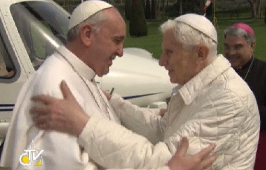 CTV pokazała spotkanie Papieży